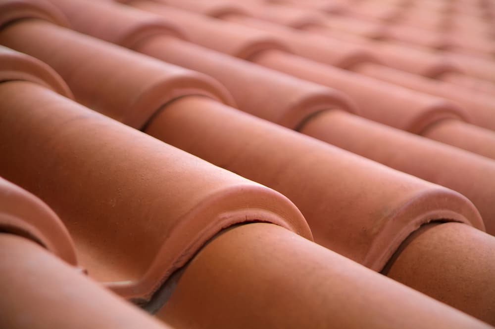 Close Up of Tile Roofs